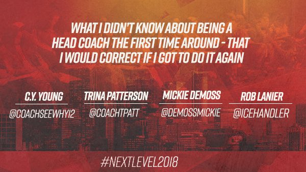 AStepUpFHA's tweet image. #NextLevel2018 Classroom Session: What I Didn’t Know that I Didn’t Know

🗣 @CoachSEEWHY12, @CoachTPatt, @DeMossMickie, @icehandler