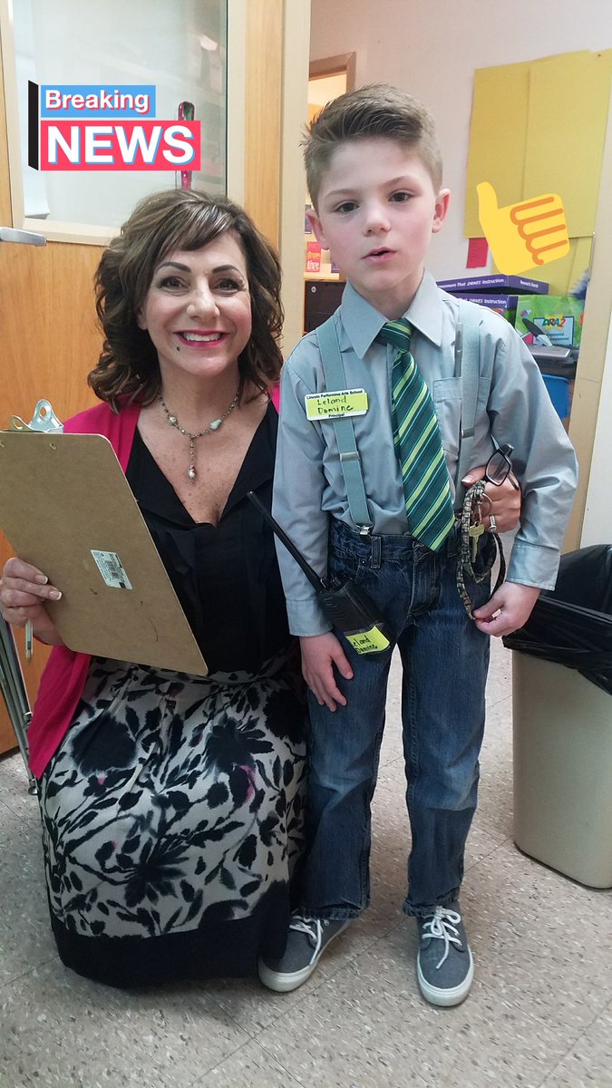 mnm12's tweet photo. Our very own Leland Domine is principal for the day @LPASlou #WearingTheWalkie #PrincipalStyle https://t.co/4Mk6pGQDsh