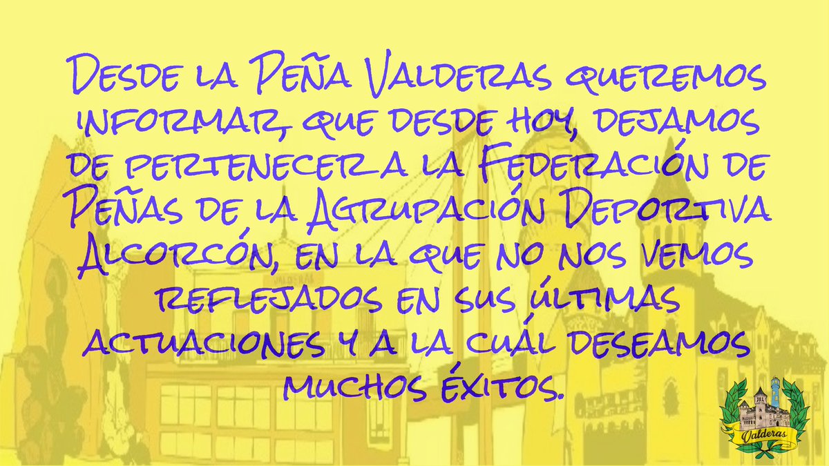 vald3ras's tweet photo. 🔊🔊 COMUNICADO OFICIAL 🔊🔊 https://t.co/Ca85mmo1Q1