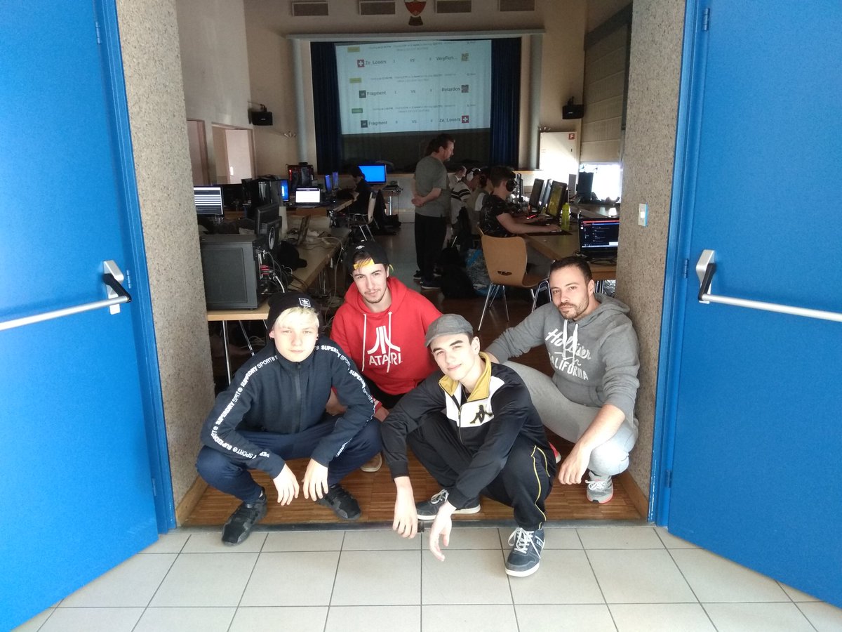 RBodinier's tweet photo. eSport is not just about big event, and big cash prize ;) Small LANs with great names go a long way: "For the motherLAN" @lanaconda_ch #slavestyle #squat #rushB https://t.co/0vFFEm8WvX