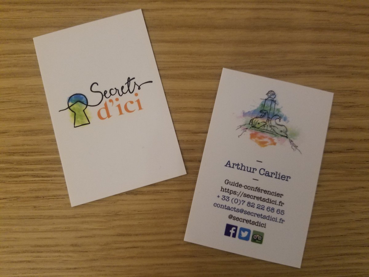Secretsdici's tweet photo. Tout heureux de vous présenter nos nouvelles cartes de visites =) https://t.co/kagYm9dr57
