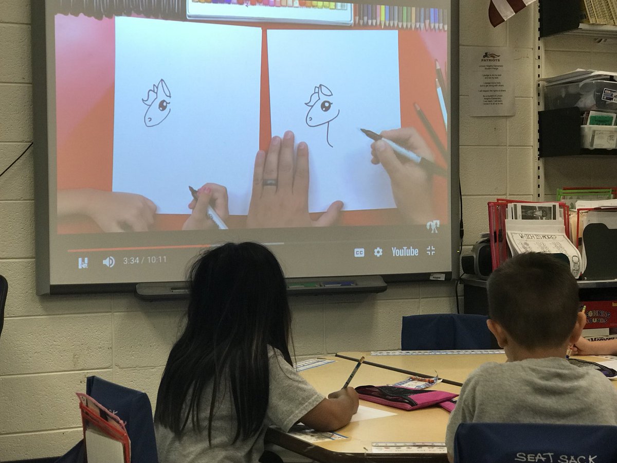 Writing about and drawing  horses in kindergarten. @teresabateayers