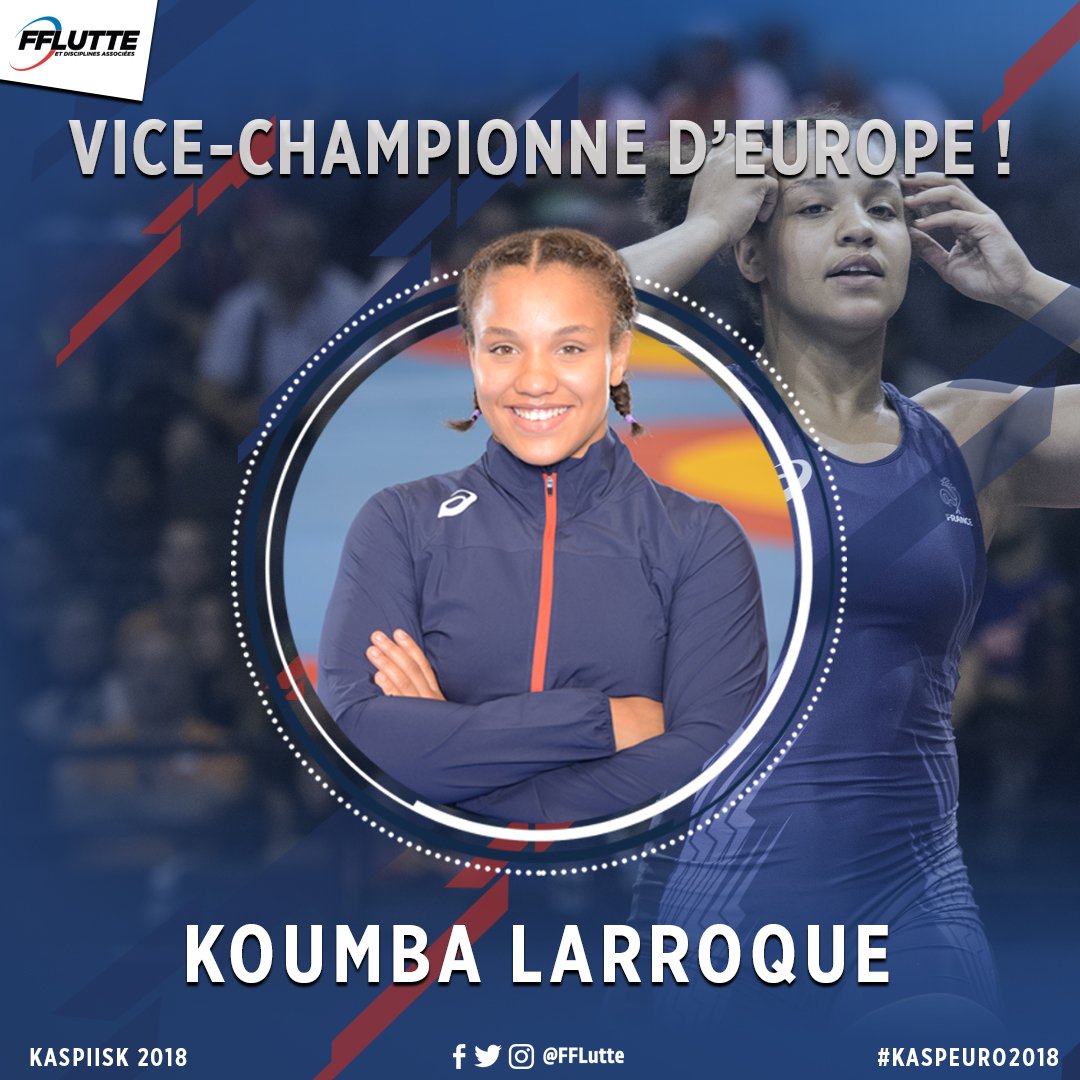 SportsDefense's tweet photo. ChE #Lutte : 3 podiums pour l'@armeedeterre aux Championnats d’Europe en #Russie:
>Lutte féminine: le soldat @KoumbaLarroque vice-championne d'Europe (68kg) & le soldat Cynthia #Vescan en bronze (72kg).
> Lutte Libre: le soldat Zelimkhan #Khadjiev vice-champion d'Europe (74kg)! https://t.co/jVq2D1H3GR
