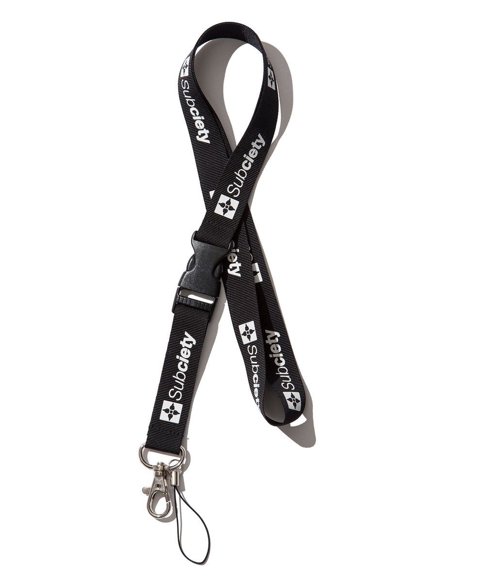 Subciety A Twitter ブランドロゴをプリントで施したネックストラップ 鍵やパスを付けたりと あらゆるシーンで活躍するアイテム シンプルなデザインでどのようなコーディネートにも合わせやすい一品 Neck Strap The Base T Co O7w8hf3dfu T Co