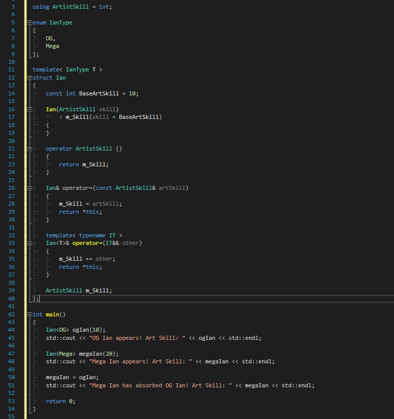 snowedinstudios's tweet image. #CppChallenge time! What is the ArtSkill of MegaIan?
#CodeChallenge #CPlusPlus #TechTuesday #SnowedIn