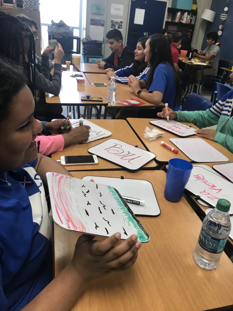 they_lead's tweet photo. Last year I went to a GT training that stressed the importance of giving Ss creative activities to help build meta cognitive reflection and planning. Play first! Endorphins released! Genius Hour second! The duck’s name is Fredrick! 🦆#nmhskaizen #play #create #play-doh #choices https://t.co/xgnCyre9kW