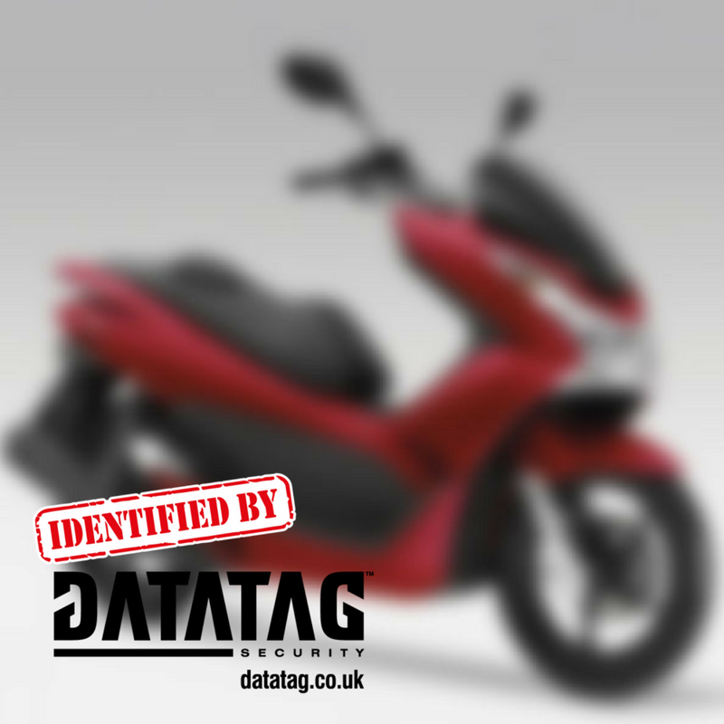 DatatagID's tweet photo. Abandoned and with ID numbers all ground off - @DatatagID still identifies this @HondaUKBikes scooter quickly and easily @MCIATweets #MASTERScheme #IdentifiedByDatatag https://t.co/IR5ExqugVu