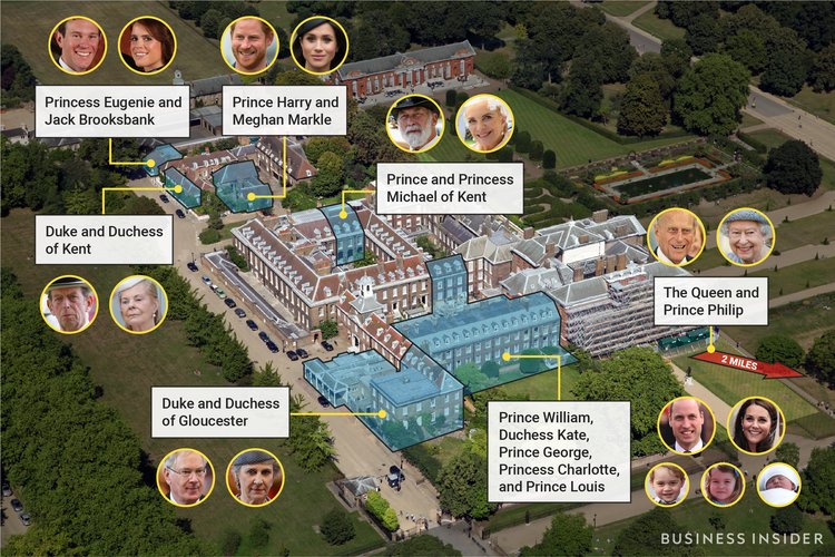 WhatKateWore's tweet photo. Prince Harry, Meghan, 13 more royals live in same palace - see inside https://t.co/LliMc2cxAe via @businessinsider https://t.co/xWtUfEnVMK