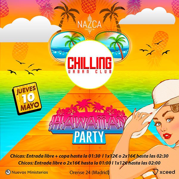 SalaNazca's tweet photo. @SalaNazca #chillingclub #jueves 10 #mayo lista o tu entrada https://t.co/Jh5k9OPvqY mejor de los hits del momento #NAZCACLUB #nazcaeventsclub #madrid #discoteca #casalocamadrid @crewmusicmd #nazcamadrid #party #night #Musica #salanazca #flyerSala https://t.co/Q93TmCnUcW