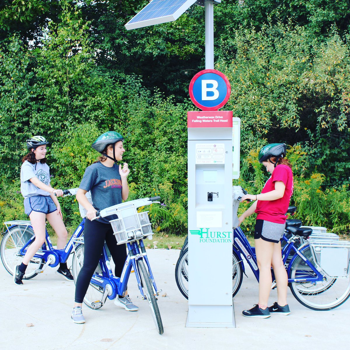 The bikes are back and ready to roll!

Check out one of these six BCycle bikes at the Weatherwax Trailhead of the Falling Waters Trail!

$6 for the first three hours, $2/hour for each additional hour 

jacksoncounty.bcycle.com