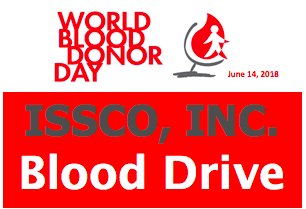 issco_inc's tweet photo. @issco_inc is hosting a #BloodDrive on #WorldBloodDonorDay on June 14 at the ISSCO facility in #LeesSummit. #GiveBlood #ISSCOGivesBack 
@jdavisnut @CommBloodCtrKC https://t.co/uHAMnjM77r