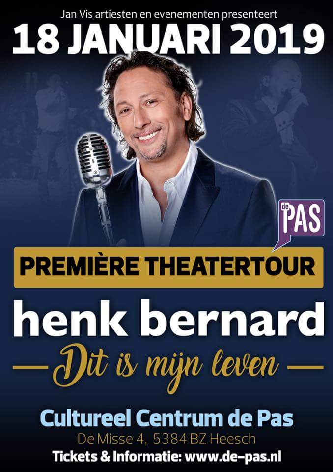 <a href="/HenkBernard/">Henk Bernard</a> maakt indruk met nieuwe single en kondigt nieuwe theatertour aan. tvoranjeshownieuws.nl/henk-bernard-m…