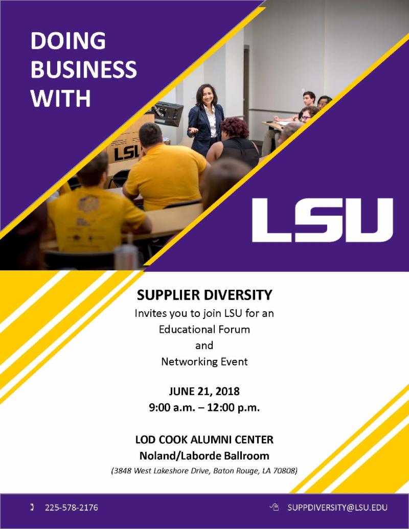 An Opportunity Offered by Louisiana State University: conta.cc/2FUaQAA