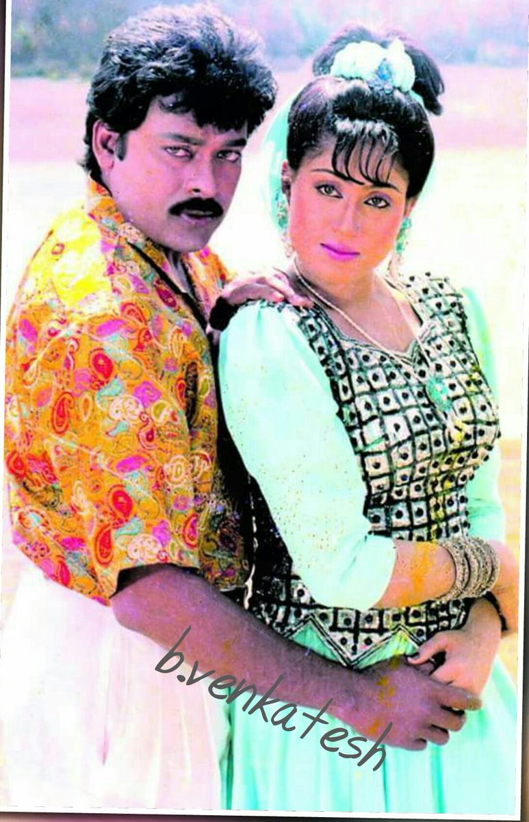BVenkat86965312's tweet image. #27YearsForGangleader 
#MegastarChiranjeevi 
#vijayasanti