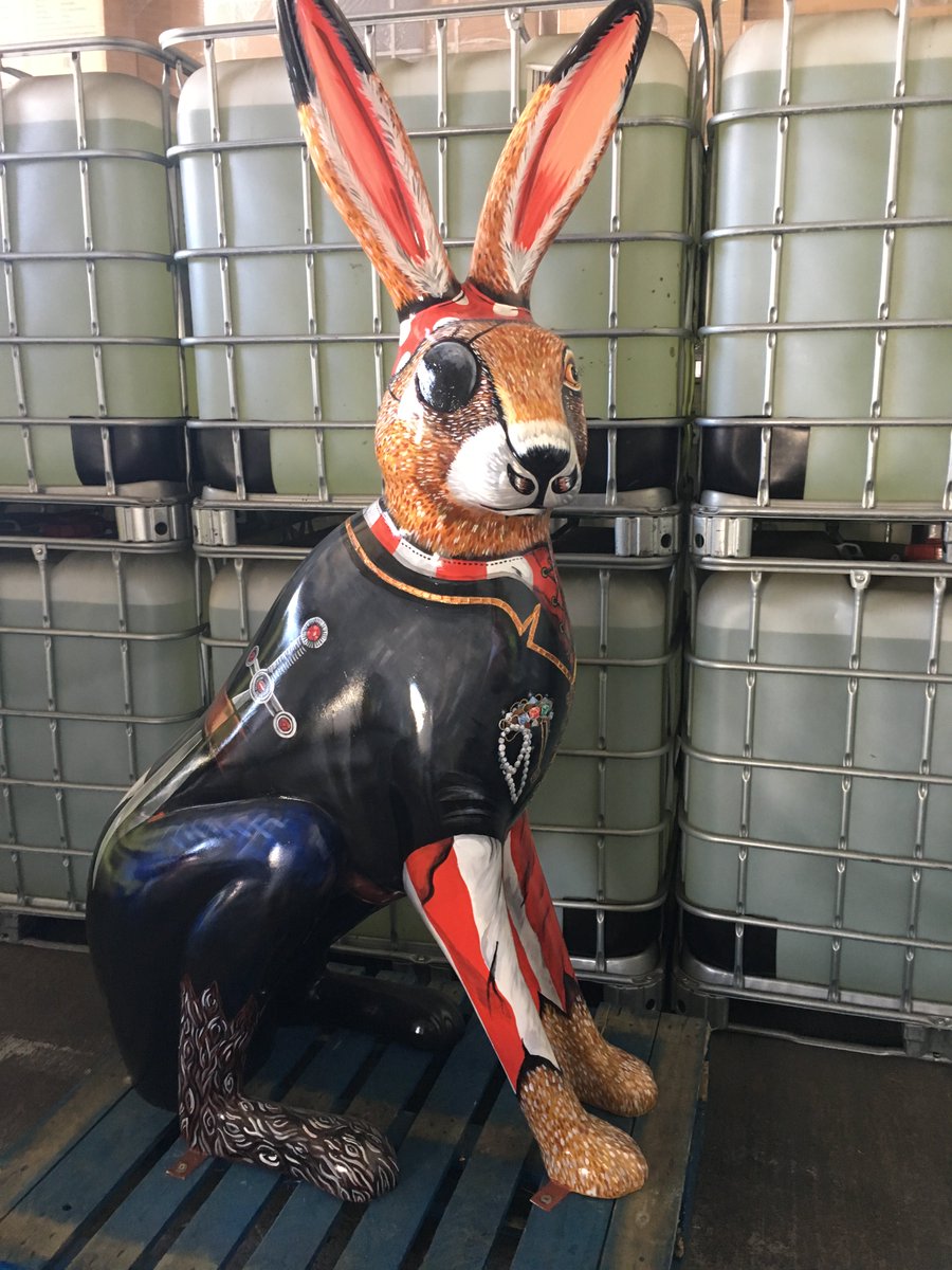Here he is <a href="/monkeybear72/">OfficialMonkeybear72</a> @GoGoHares2018 and <a href="/break_charity/">Break</a> loud and proud...
Captain Jack Rabbit
#GGH2018