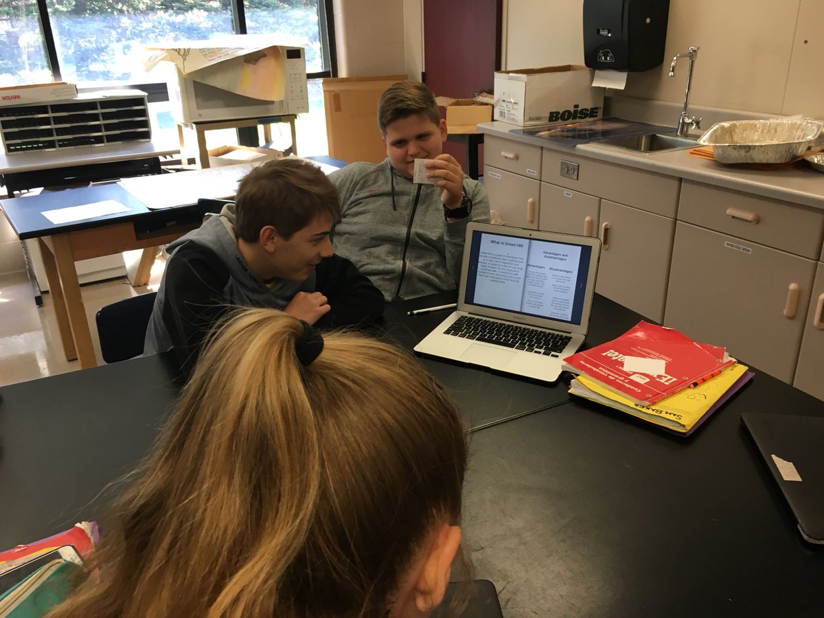 Kmscarpenter's tweet photo. Students try to persuade others where to build in our “made up” city... they created some of propaganda to share their research, in attempt to convince their peers @KarrerMS #theDublinDifference https://t.co/yYSrw8PauH