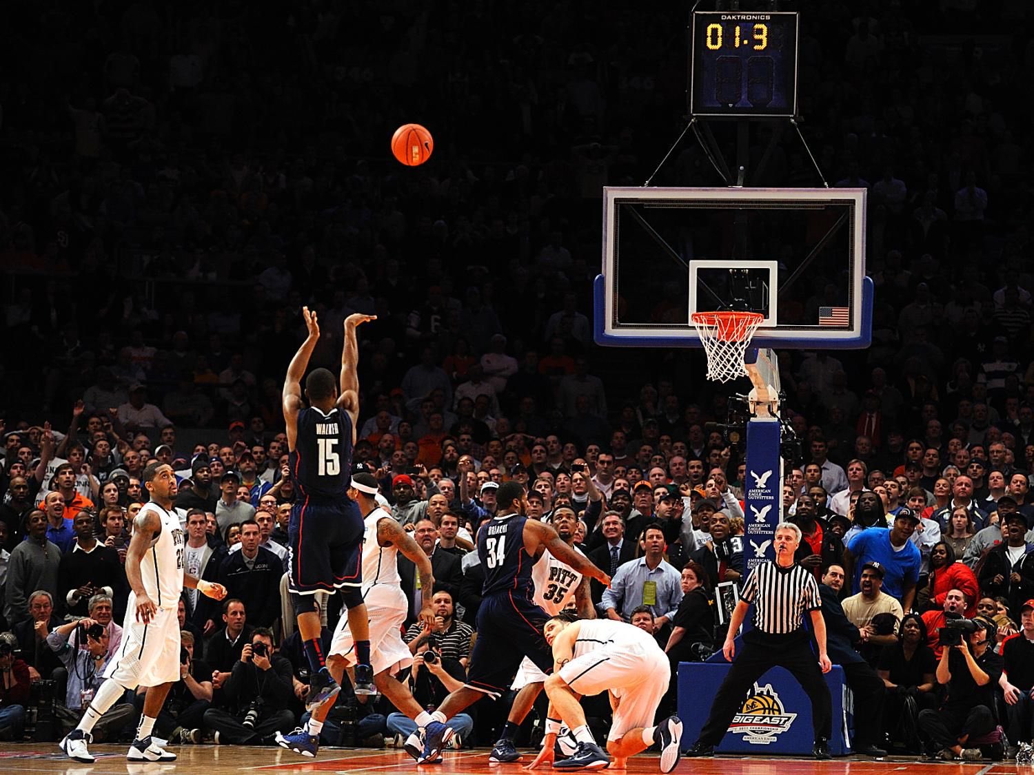 (2011) Kemba Walker hits the buzzer beater against Pitt   Happy Birthday Cardiac Kemba    