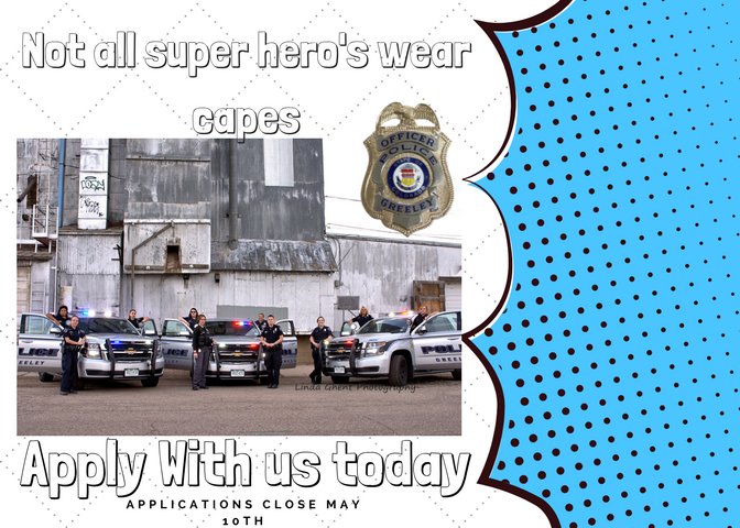 GreeleyPolice's tweet photo. Not all super hero's wear capes!
Join our team! #greeleypd #applytoday https://t.co/VJdpF8Tq0H