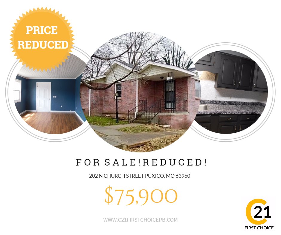 c21FCPB's tweet photo. #PriceReduced #RealEstate #Homes #Puxico #PoplarBluff #WeSell573 #LuxuryProperty https://t.co/TCeMqqBkUg