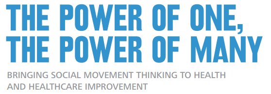 NHS_ICB's tweet photo. 'The Power of One, the Power of Many' is an #improvementknowledgehub resource that demonstrates how social movement approaches have been used to deliver #QI and #largescalechange in the #NHS and healthcare >>> https://t.co/497w1YAUdB https://t.co/wTTc9wCUa5