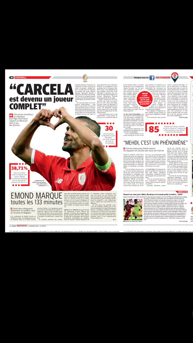 J'ai bien constaté les choses 😀 #maroc #belgique #carcela #Rcsl #champion? #CDM2018?