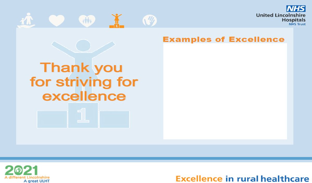We launched our 'Examples of Excellence' last week, allowing staff to say 'thank you' to fellow colleagues for going the extra mile.  Why not send someone a personalised certificate of recognition today?  More info under #ExamplesOfExcellence on the intranet...