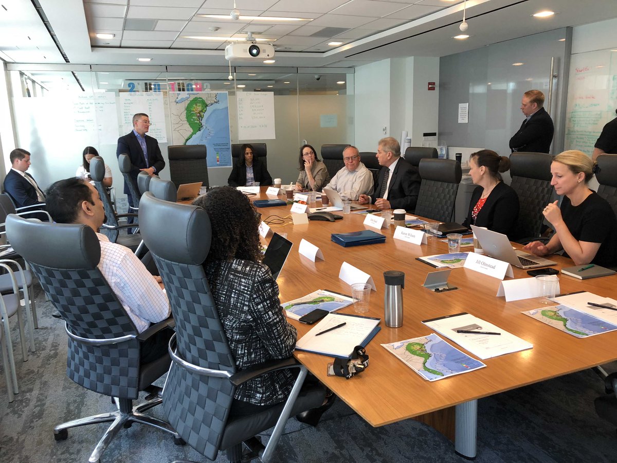 pwc_usgov's tweet photo. Leadership discusses lessons learned and best practices from previous events to inform key decision points and activities that support staff with individual recovery. #HurricaneExercise2018 https://t.co/AESF5nriSF