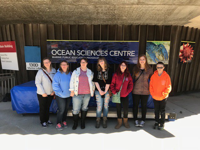 munocean's tweet photo. @StPetersAG15 got a chance to visit  us today and learn about #oceans #marinebiology #harpseals @coastalXnl @MUN_Science https://t.co/1yYZm92wnU