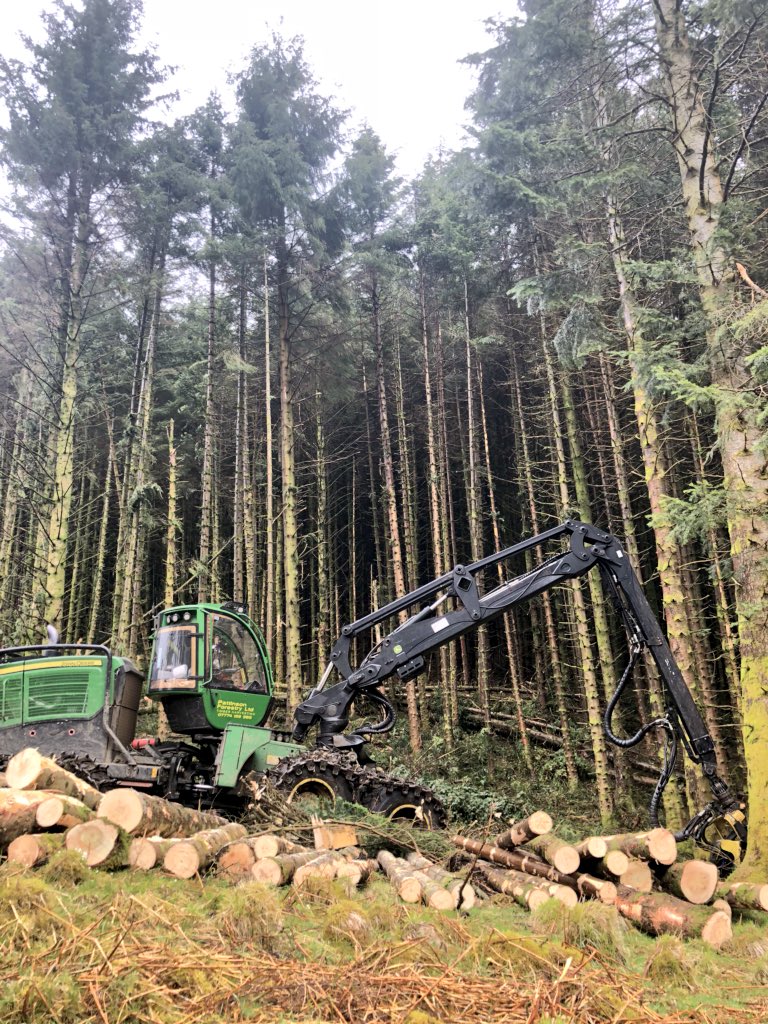 ContractChairCo's tweet photo. Harvesting timber from a forest smells a lot like Christmas #pefc #pefclockerbie https://t.co/4b2NKFoFMw