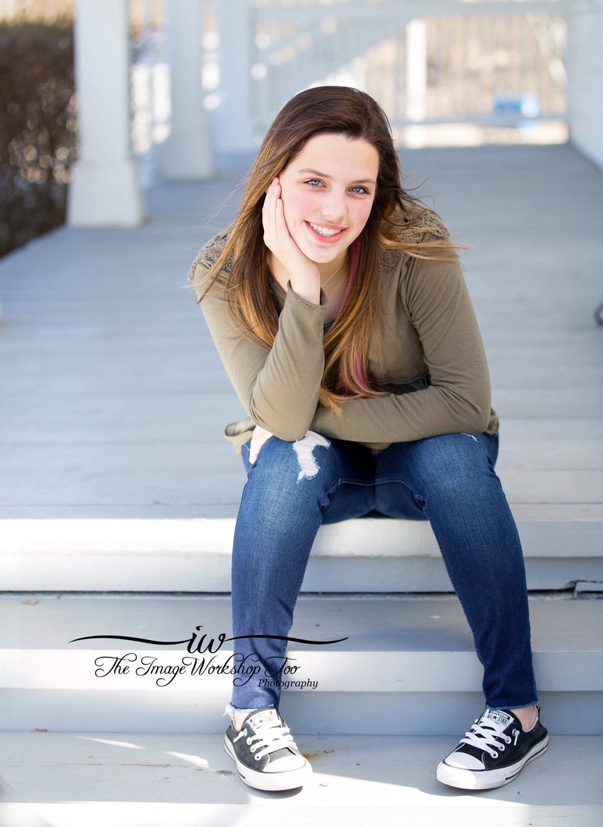 SherriBram's tweet photo. 2019 Senior Model ~ Camryn Hodgkins a senior at Plymouth High School this fall.  She looks forward to advanced marketing, working in The Den and cheering on the Cats!!  She supports the SJ5K!  It’s going to be a great senior year Camryn!!  Welcome to the 2019 Senior Model Crew!! https://t.co/M1ZgNX2SlP
