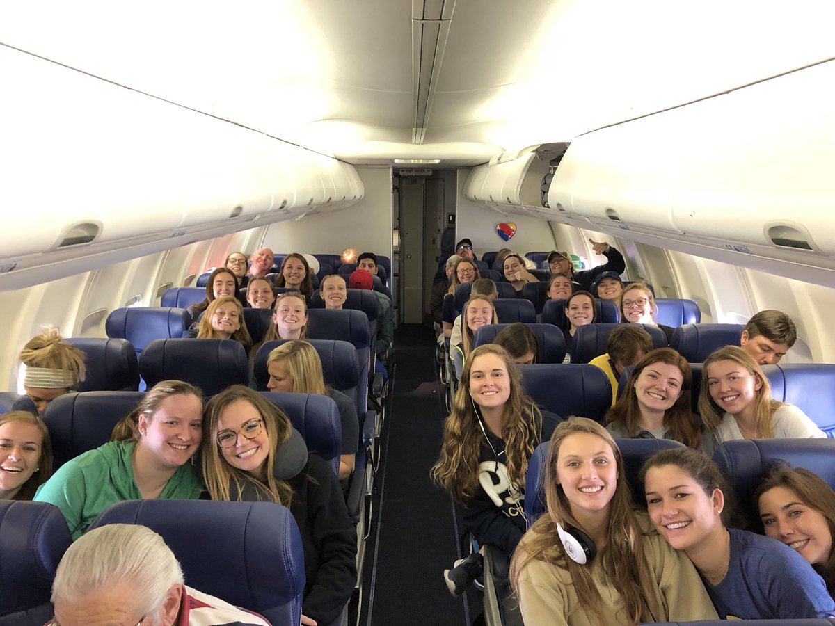 Your #4 seeded panthers are ready for takeoff to Texas!!!! It’s tourney time ladiezzzz #nationALs <a href="/SouthwestAir/">Southwest Airlines</a>
