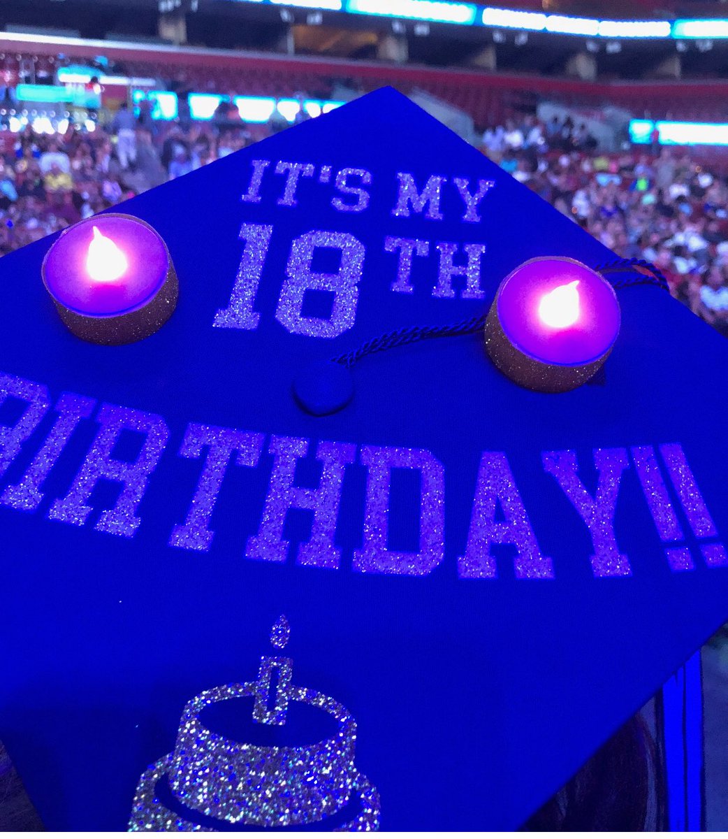 ukwildcat1's tweet photo. Happy 18th Birthday Ashley Colbert!! #bcgradcaps #birthdaygirl https://t.co/ztq4R2ihw8