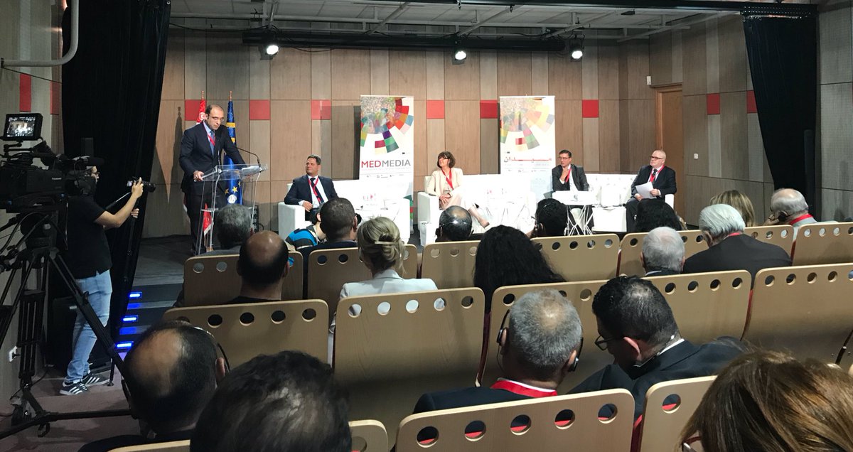 @cfimedias est présent à #Tunis à la conférence de clôture du programme <a href="/MedmediaNetwork/">MedMedia Network</a> de l’<a href="/euneighbours/">EU Neighbours</a> aux côtés de nos collègues de <a href="/bbcmediaaction/">BBC Media Action</a> @IREXEurope <a href="/UNESCO_fr/">UNESCO en français</a> <a href="/IFJGlobal/">IFJ</a> #coordination #Media #programmesUE #Djilmedia #Openmediahub #Medmedianetwork #STMJO