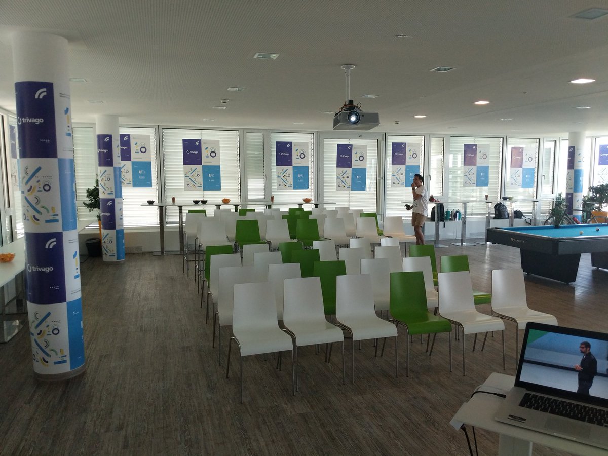 gdgduesseldorf's tweet image. Preparations done. Waiting for you. Thx @trivago for hosting this event. #io2018 #ioextended #GDGDus