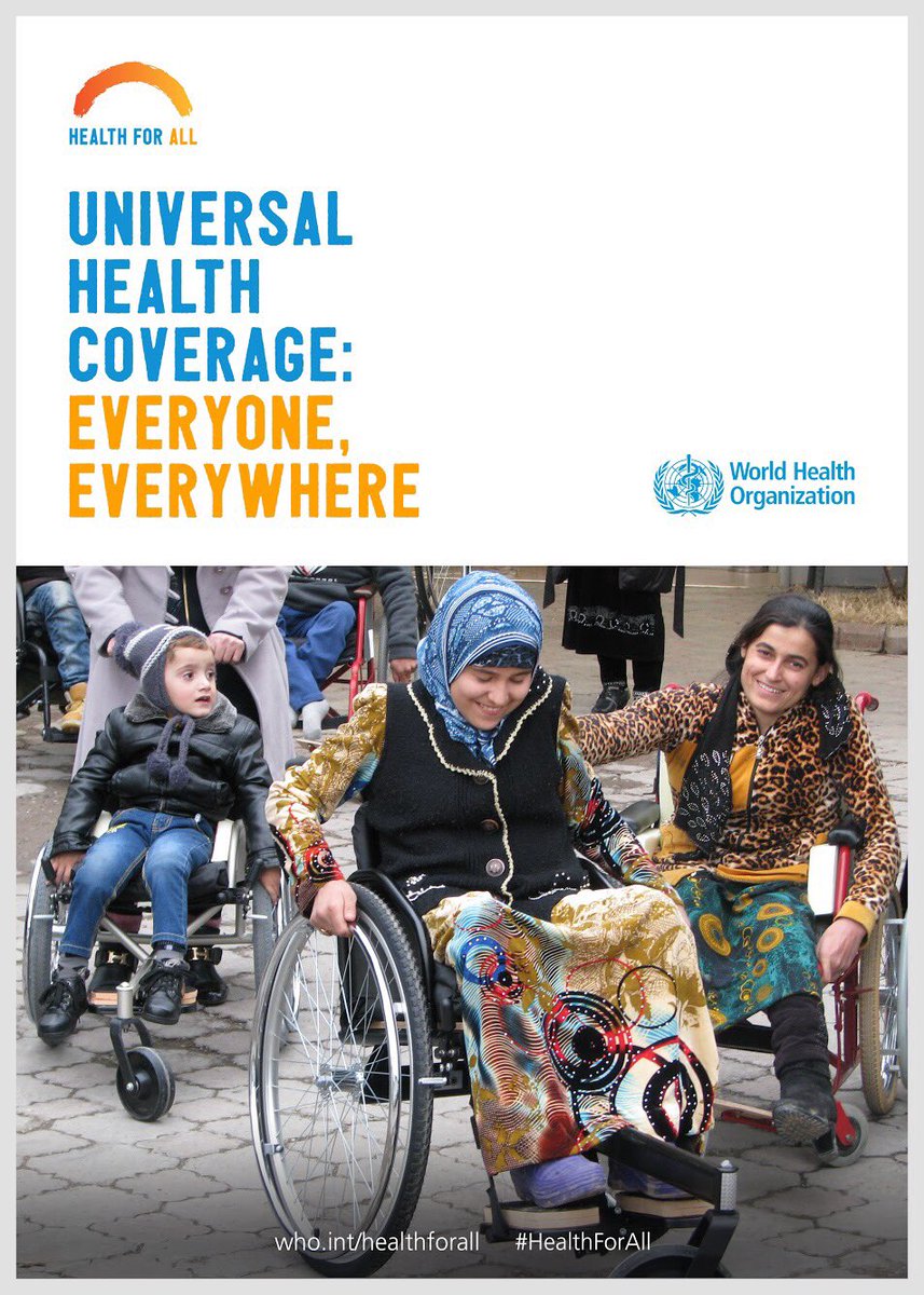 WHO's tweet image. No one should have to choose between good health and other life necessities. It’s time for #HealthForAll 
bit.ly/WHDHealthForAll