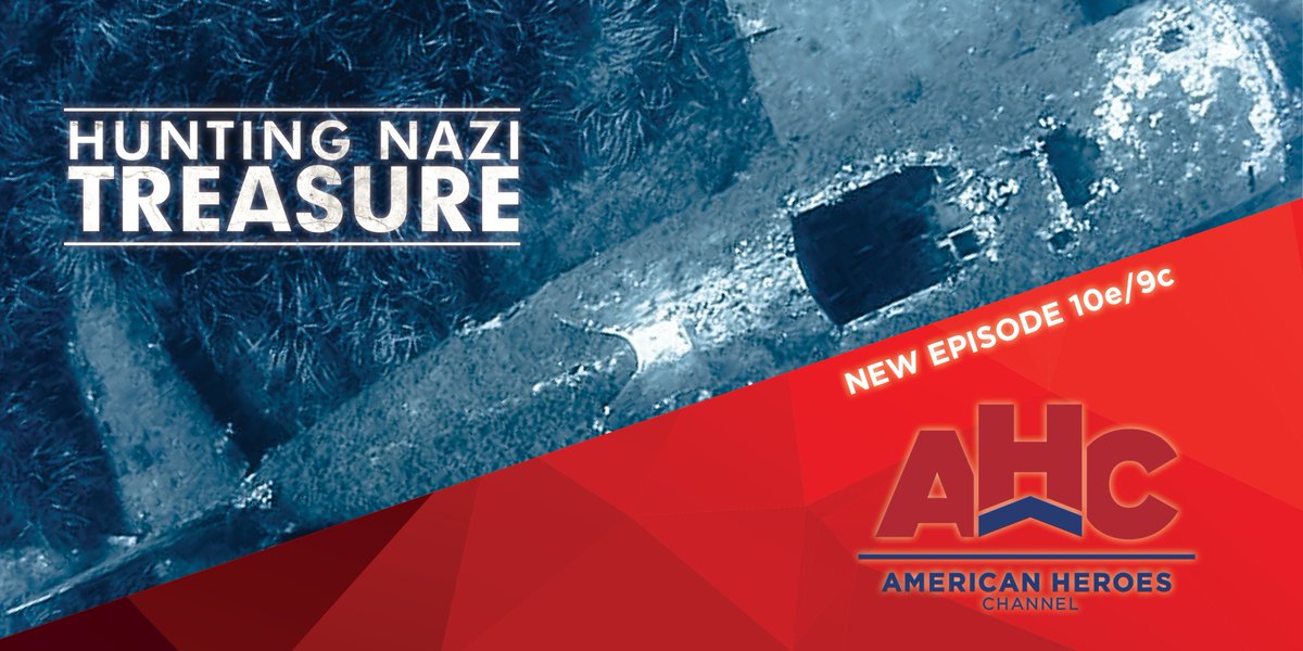 HuntingNT's tweet image. TONIGHT: #HuntingNaziTreasure investigates "The Mystery of Rommel's Gold" on American Heroes Channel. Starts at 9e with new episode at 10e.
