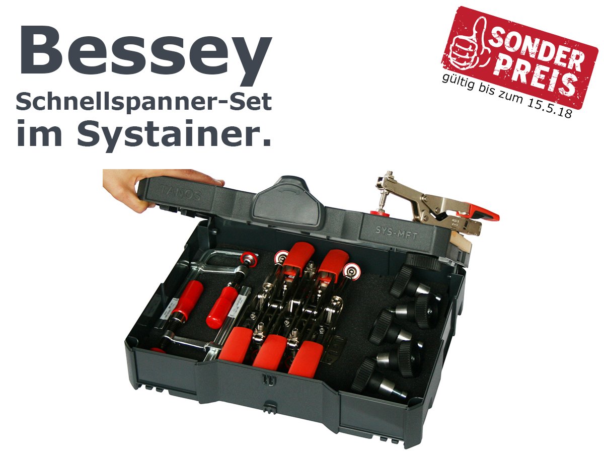 sautershop's tweet image. Bessey Schnellspanner-Set im Systainer:
sautershop.de/bessey-schnell…
#sautershop #spannen #arbeit #werkstatt #werkzeug #WORK #Hobby #cool #holzwerken #handwerk #woodwork #picoftheday #Sales #Mai #Mai2018 #likeme #folloMe #aktion
