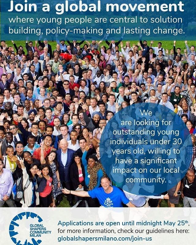 Shapers wanted! L'hub di Milano della @globalshaperscommunity è alla ricerca di giovani tra i 20 e 29 anni che vogliano contribuire al miglioramento e allo sviluppo della comunità locale entrando a far parte di una attivissima community globale. Guidelin… ift.tt/2rsCxvU