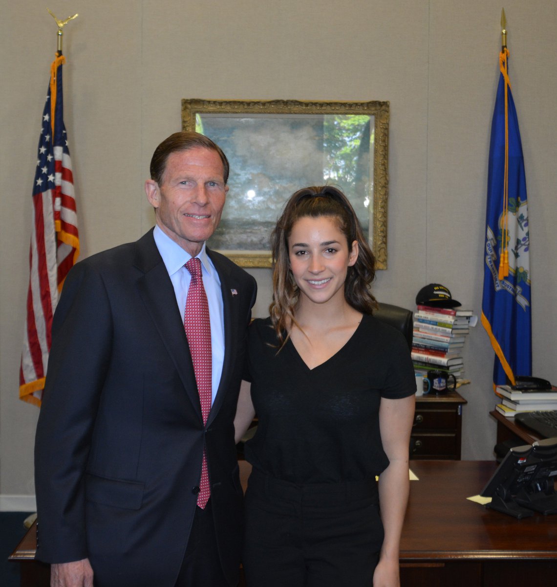 Photo with Aly Raisman