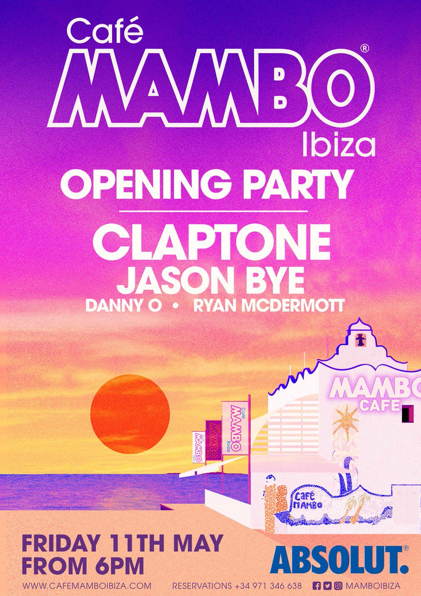 THE WAIT IS FINALLY OVER - BACK TO IBIZA, BACK TO MY HAPPY PLACE! <a href="/Mamboibiza/">Cafe Mambo Ibiza</a>