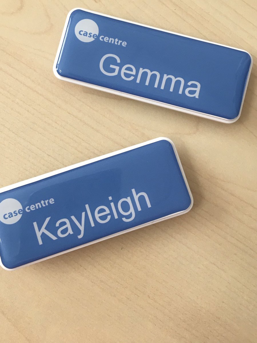 Love a delivery in the office - new badges for the events team! #fancy
