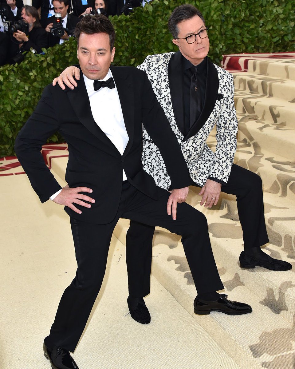 StephenAtHome's tweet photo. Two altar boys ready for the #MetGala! https://t.co/yH4T9QnRU8