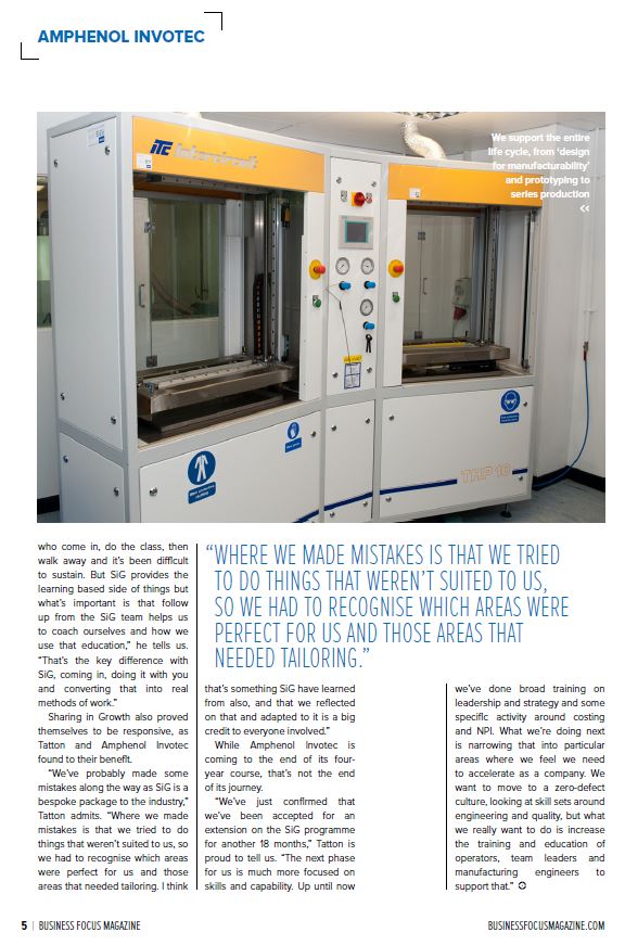 Tim Tatton, Amphenol Invotec's General Manager talks to  #BusinessFocusMagazine about @sharingingrowth programme  #Aerospace #PrintedCircuitBoards #PCBS #UKManufacturing #UKmfg #PCBManufactures #PCBequipment #TechTuesday
amphenol-invotec.com/about-us/