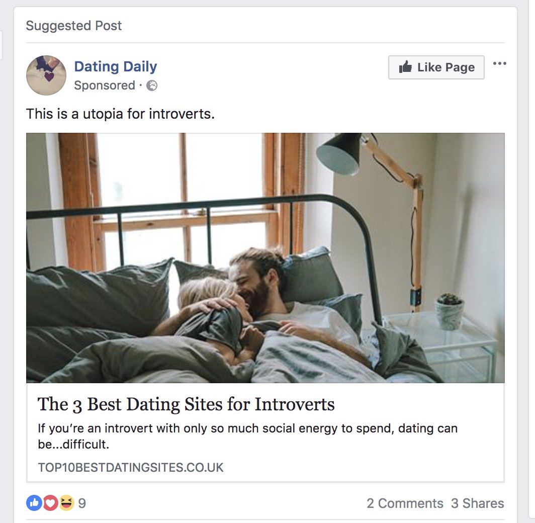 emmsy's tweet photo. Facebook clearly has me nailed. https://t.co/tHirBrfyNK
