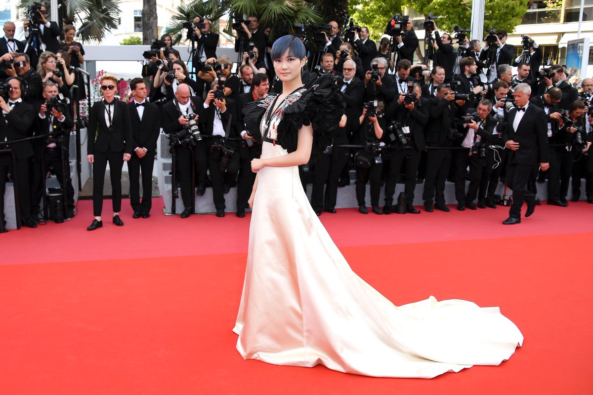 LiYuchun_Studio's tweet photo. Chris Lee at the 71th Cannes Film Festival opening red carpet. #LorealParis #gucci  #cannes2018 #cannesfilmfestival @lorealmakeup @gucci https://t.co/xLYR1RxbUv