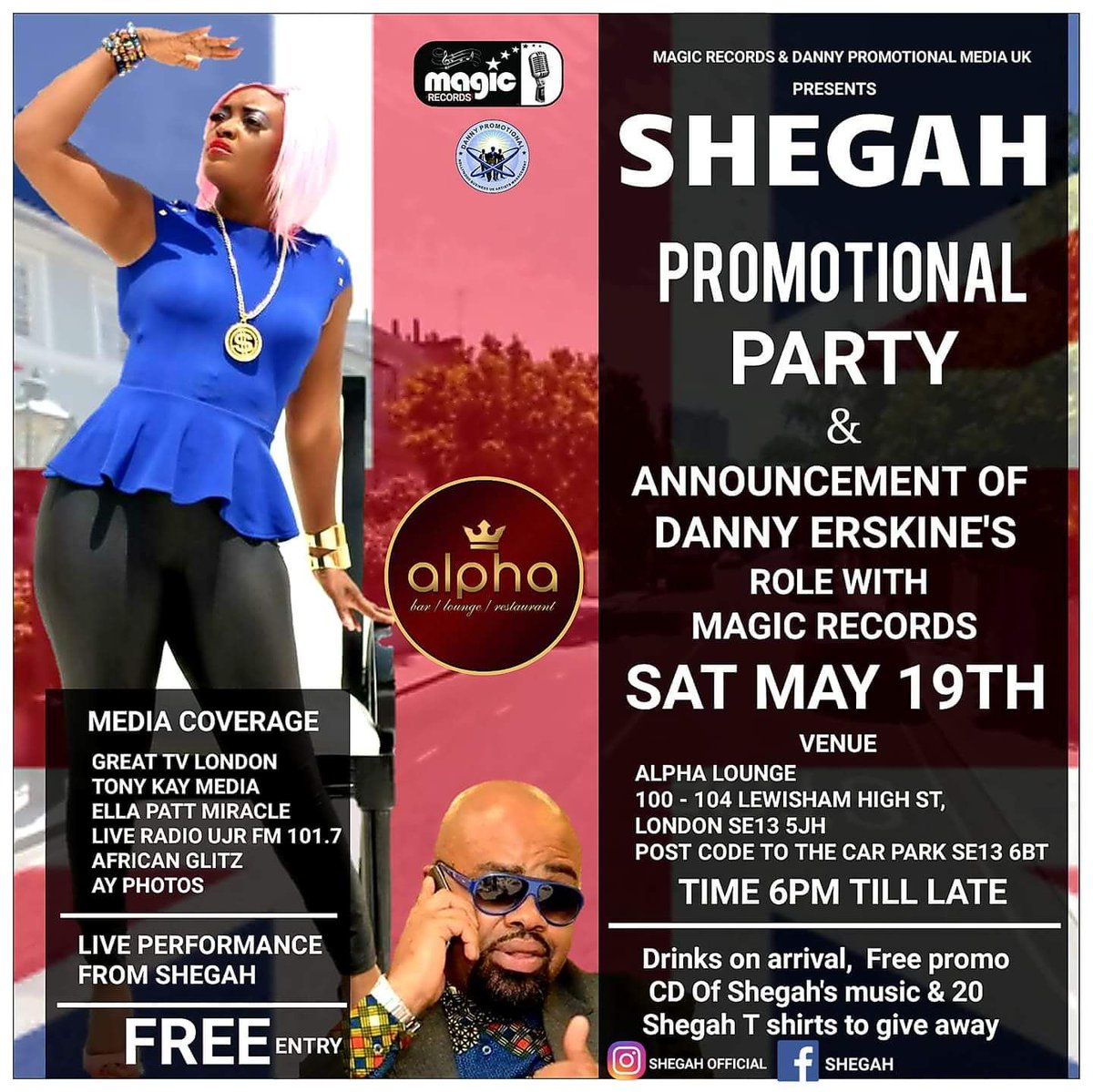Shegahofficial's tweet photo. Shegah Promotional Party May 19th at Alpha Lounge London 

#MAGICRECORDS #Shegah #london https://t.co/zz6Or86m54