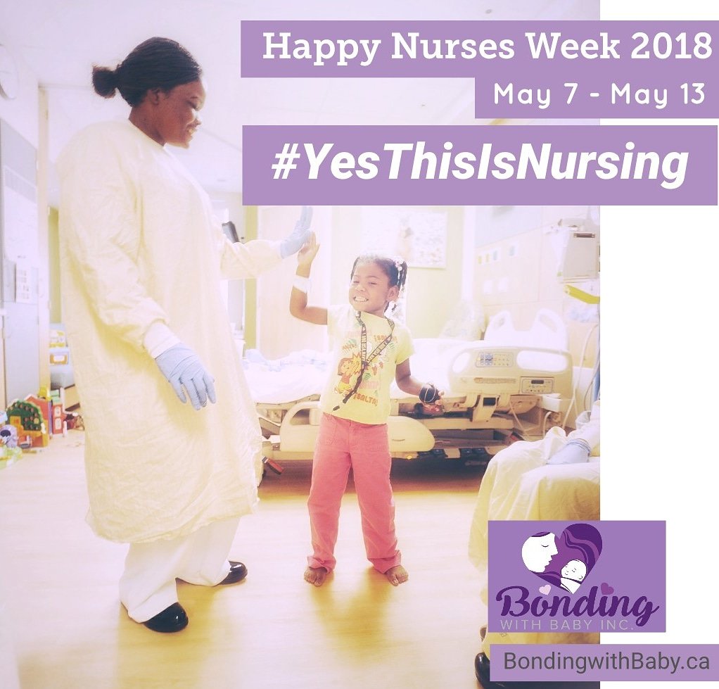 #HappyNursesWeek2018 
Many recognize this photo as Nursing work but it's much more! Nurses work in the community and are almost everywhere you go. 
Celebrate Nursing and find out where in your community are nurses working.
#YesThisIsNursing #bondingwithbabyinc   #bondingwithbaby