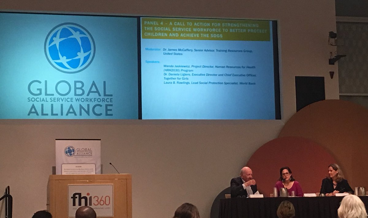 Richmond_Amy's tweet photo. Strong social workforce critical to reach SDG 16 #EndViolence abuse & exploitation of children @DanielaLigiero @Together4Girls #SSWSymposium @SSWAlliance https://t.co/gh613bjpTw