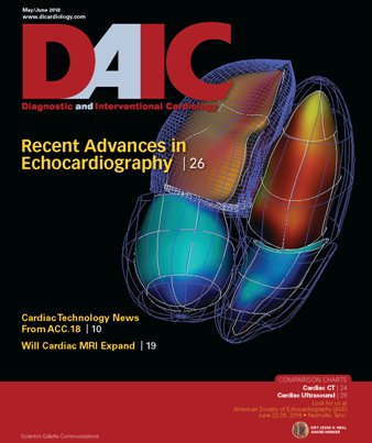 DAICpublisher's tweet image. DAIC's May/June 2018 Digital Edition Now Available, Enjoy!  bit.ly/2HWul1j @DAICeditor #Transcaval #TAVR; How #HospitalConsolidation Increases Access to TAVR; #CardiacMRI; #CardiacCT and #Echocardiography Comparison Charts;  #interventional #Stroke #CathLab #ACC2018