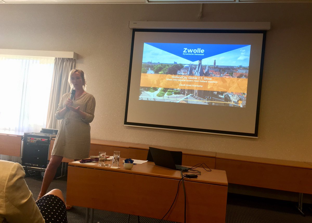CvdStouw's tweet photo. De voorbereidingen voor de Travel Trade Show in oktober zijn in volle gang! @NBTC @MarketingOost  @Hanzesteden en @visitveluwe https://t.co/t0QENOb44N